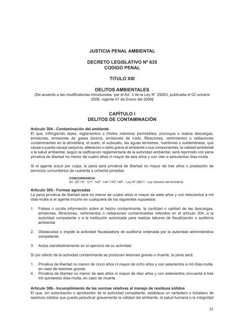 Compendio de la legislación ambiental peruana - CDAM - Ministerio ...