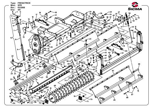 Type: FRESATRICE Mod.: SPR Rev.: 03/2008 Drw: 1/8 - Farm ...