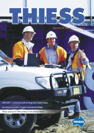 Quarterly News â¢ June 2003 - Leighton Holdings