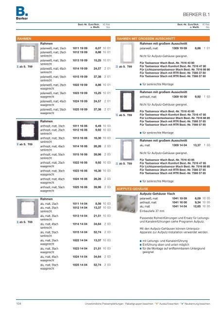 Berker Katalog 2012