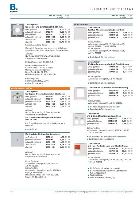 Berker Katalog 2012