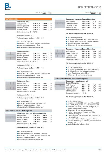 Berker Katalog 2012