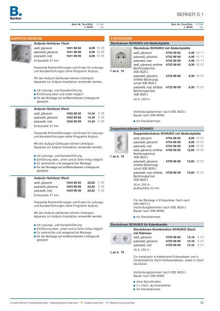 Berker Katalog 2012