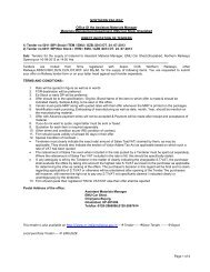 This tender is also available on http://www.nr.indianrailways.gov.in ...