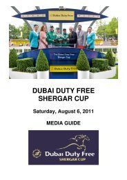 Shergar Cup 2011 Media Guide - Ascot Racecourse