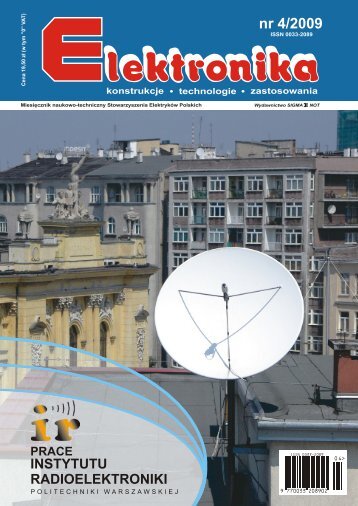 Elektronika 2009-04.pdf - Instytut SystemÃ³w Elektronicznych ...