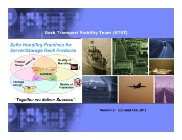 Rack Transport Stability Team (RTST) - International Safe Transit ...
