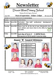 Newsletter 19th June 2013 - Drouin West Primary School