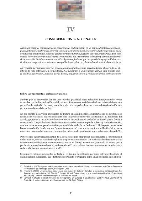 Salud mental comunitaria - Coordinadora Nacional de Derechos ...