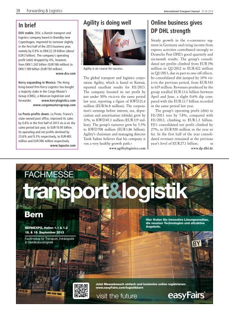 Specials - ITJ | Transport Journal
