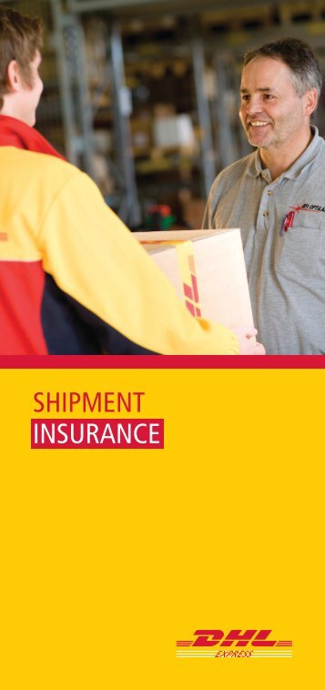 DHL Shipment Insurance Leaflet