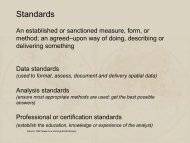 Spatial data accuracy standards