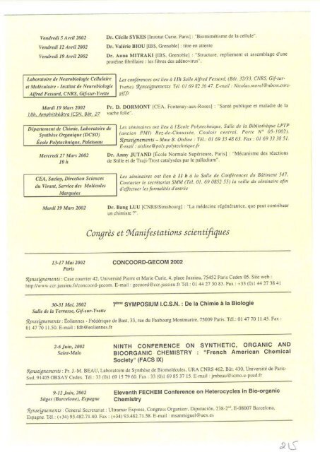 rcsn info - Historique de l'ICSN - CNRS