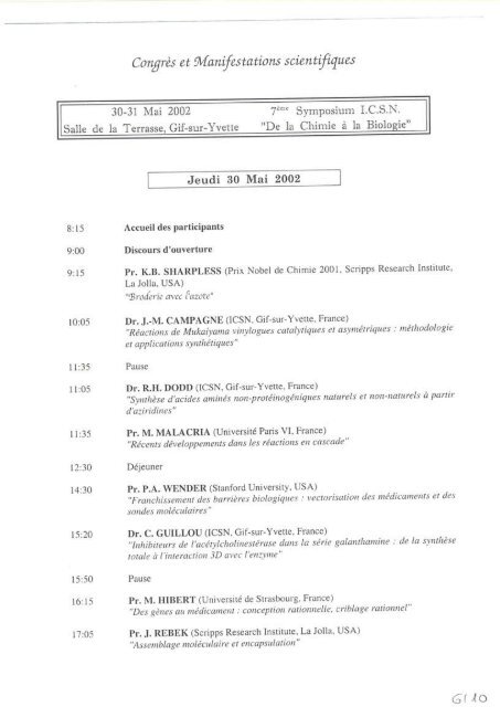 rcsn info - Historique de l'ICSN - CNRS