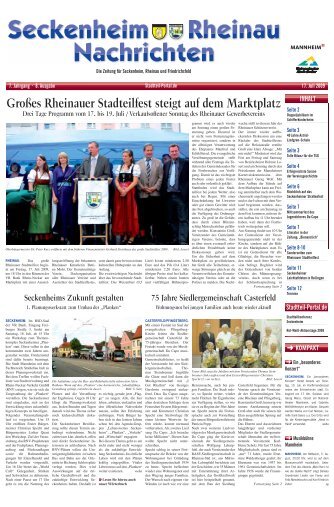 Seckenheim Rheinau Nachrichten - Stadtteil-Portal Mannheim