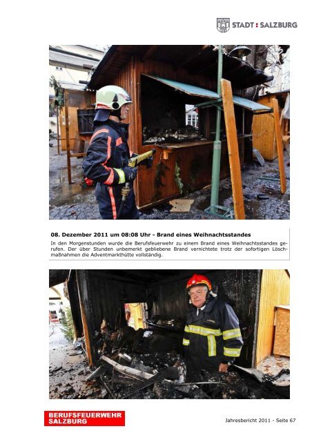 Jahresbericht 2011 - eBook - Berufsfeuerwehr Salzburg