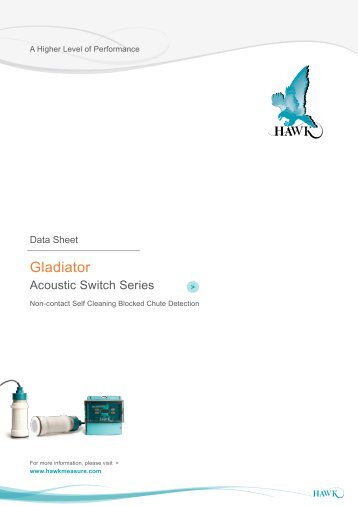 e-Gladiator Acoustic Switch Data Sheet - Hawk Measurement