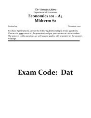 Exam Code: Dat - University of Alberta