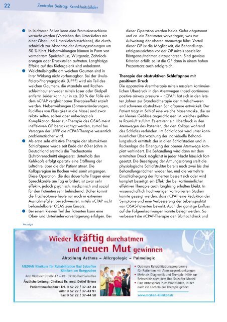 Ausgabe Herbst - 2005 - Patientenliga Atemwegserkrankungen e.V.