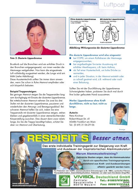 Ausgabe Herbst - 2005 - Patientenliga Atemwegserkrankungen e.V.