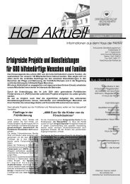 HdP-Intern - Gemeinnützige Gesellschaft für Paritätische ...