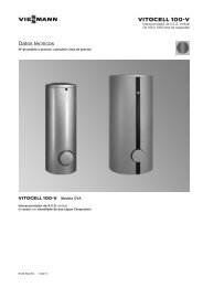 Datos técnicos Vitocell 100-V CVA1.1 MB - Viessmann