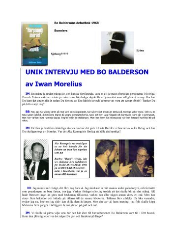 Intervju med Bo Baldersson - LÃ¤st & hÃ¶rt i HÃ¤ngmattan