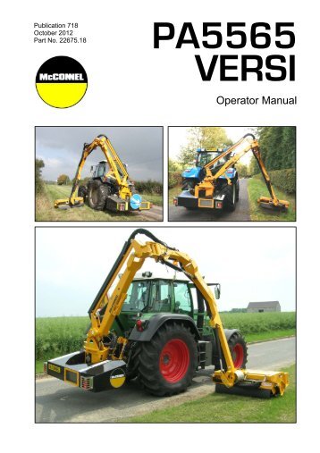 PA5565 VERSI - Operator Manual - McConnel