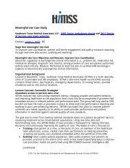 Meaningful Use Case Study - himss