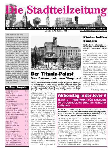 Der Friedenauer - Stadtteilzeitung
