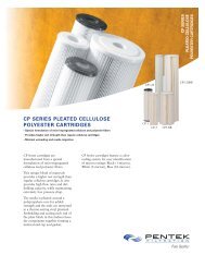 cp series pleated cellulose polyester cartridges - Pure Aqua, Inc.