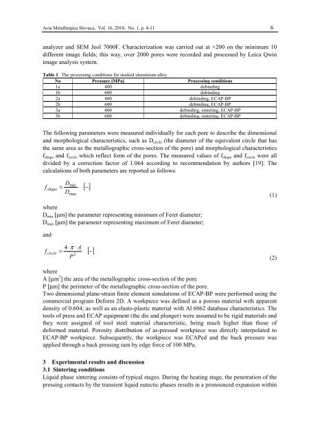 4 EFFECT OF SEVERE PLASTIC DEFORMATION ON THE ...