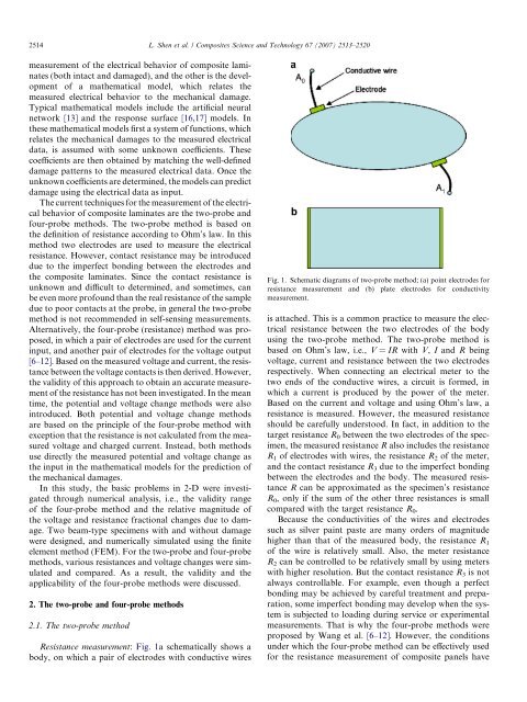 Modeling and analysis of the electrical resistance measurement of ...