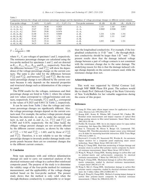 Modeling and analysis of the electrical resistance measurement of ...