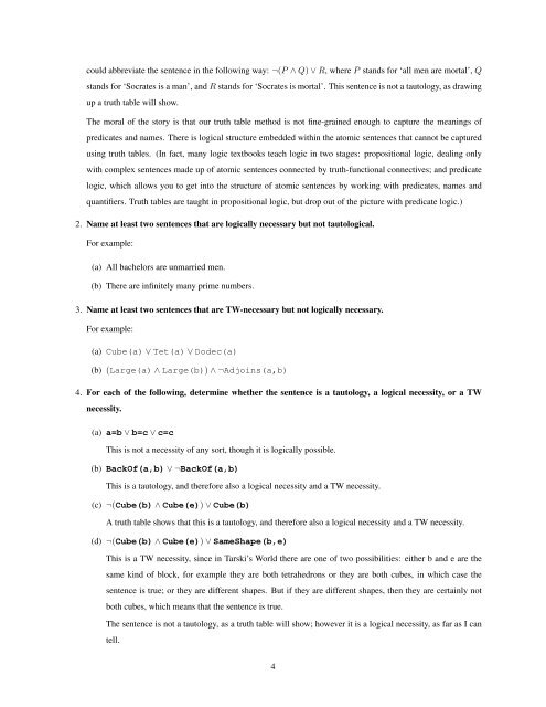 PHIL12A Section answers, 14 February 2011 - Philosophy