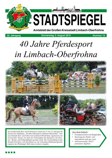 40 Jahre Pferdesport in Limbach-Oberfrohna - WWW Limbach ...