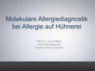 Molekulare Allergiediagnostik bei HÃ¼hnerei-Allergie - Phadia