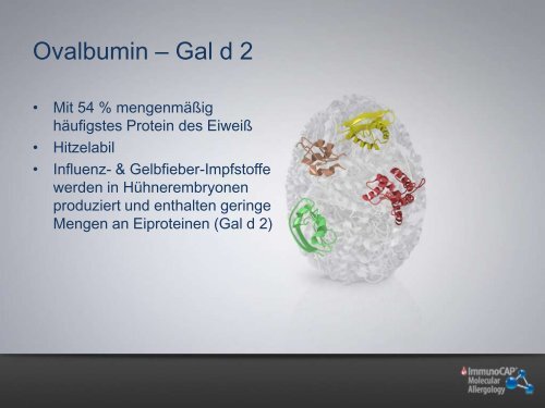 Molekulare Allergiediagnostik bei HÃ¼hnerei-Allergie - Phadia