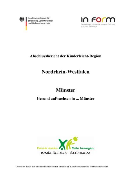 Abschlussbericht der Kinderleicht-Region Nordrhein-Westfalen ...