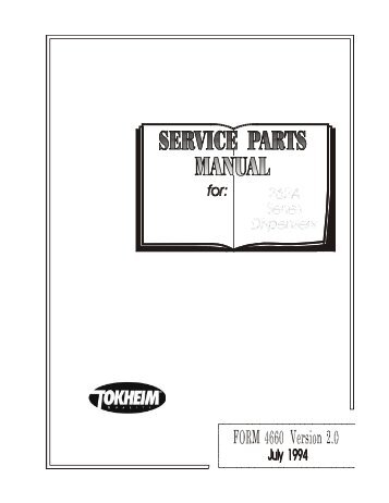 tokheim 262a owner's manual - national petroleum equipment