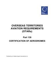 OTAR 139 Certification of Aerodromes - Air Safety Support ...