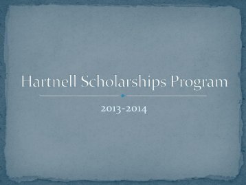 Hartnell College Scholarship Workshop Presentation