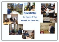 Mittwoch-Newsletter. - Max Steenbeck Gymnasium