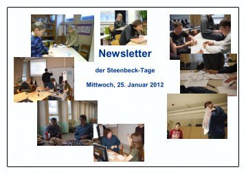 Mittwoch-Newsletter. - Max Steenbeck Gymnasium