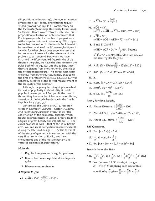 Chapter 14 Answers - BISD Moodle