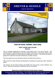 tigh na muir, dunnet, kw14 8xq - Drever & Heddle