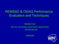 REMSAD & CMAQ Performance Evaluation and ... - MARAMA