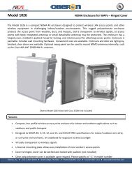 Model 1026-00 - Oberon Inc.