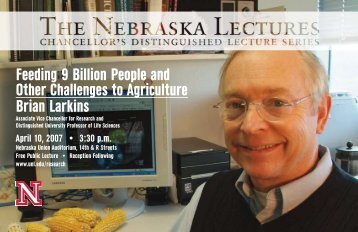 Brian Larkins - The University of NebraskaâLincoln