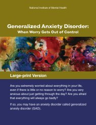 Generalized Anxiety Disorder - NIMH - National Institutes of Health